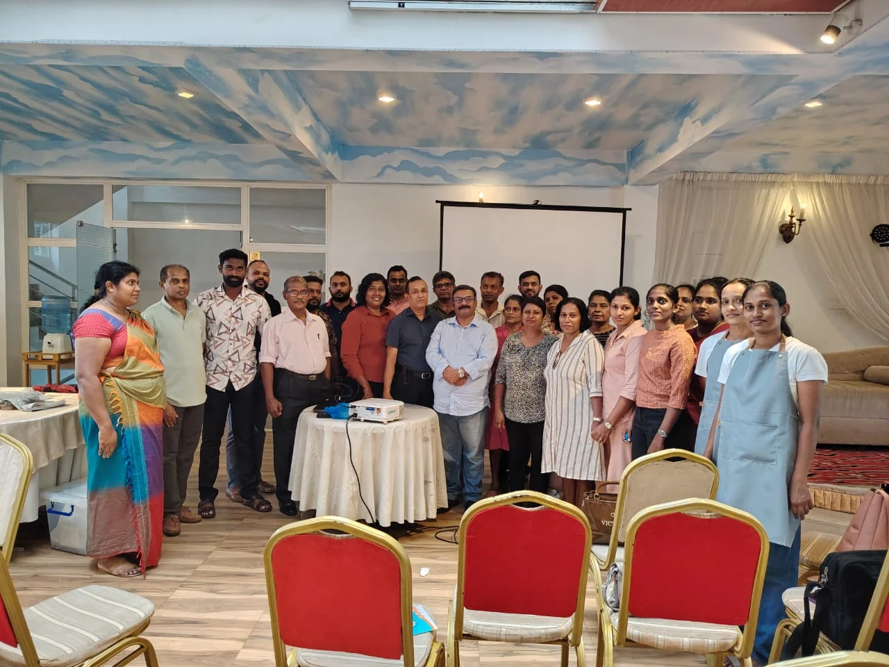 Participants from the completed Kandy mushroom product training