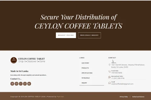 Ceylon Coffee Tablet customer experience image 1