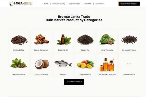 Lanka Trade portfolio platform showcase image 4