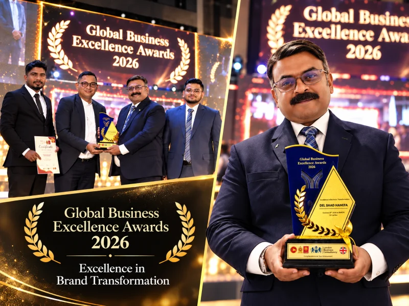 Del Shad at the Global Business Excellence Awards 2026